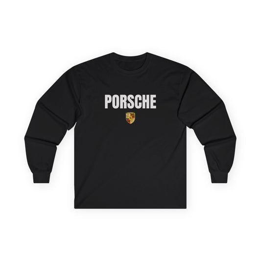 Porsche Long Sleeve Tee, Unisex Car Shirt, Automotive Gift, 911 Apparel, Race Day Outfit, Porsche Lover's Top
