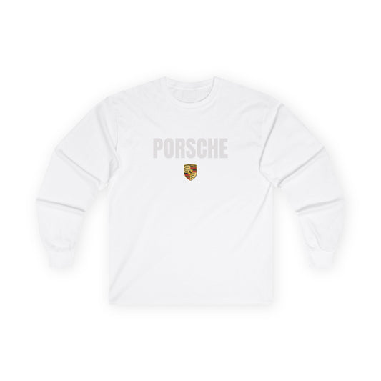 Porsche Long Sleeve Tee, Unisex Car Shirt, Automotive Gift, 911 Apparel, Race Day Outfit, Porsche Lover's Top